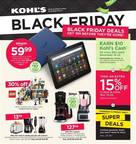 kohl's 2023 black friday ad|kohl's black friday sale 2023.